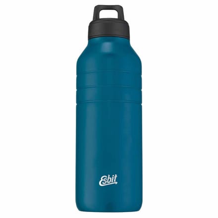 Esbit Majoris Waterfles - 1 Liter - Blauw - RVS Drinkfles - Lusdop