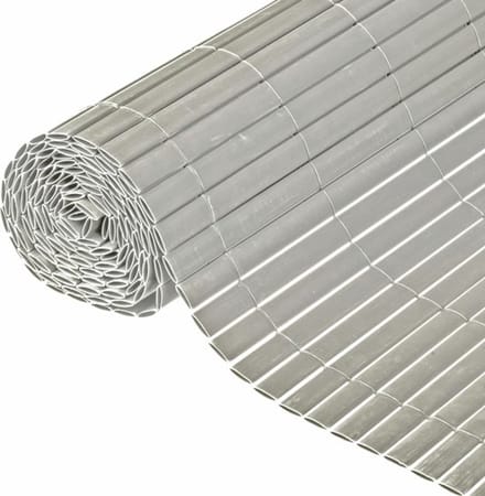 Nature - Tuinscherm - dubbelzijdig - 1 x 3m - PVC - groen - zeer goede afscherming
