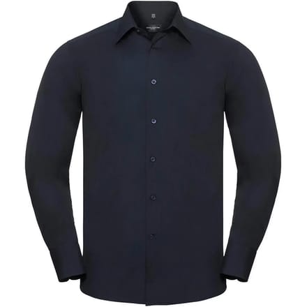 Chemise met lange mouwen op maat in popeline Russell Athletic