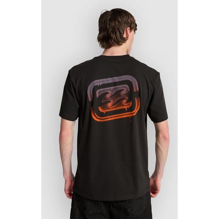 Billabong Crayon Wave T-shirt Met Korte Mouwen Zwart XL Man