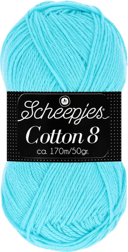 Scheepjes Cotton 8 50g - 622 Blauw