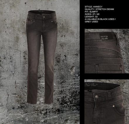 New Star dames jeans Annecy black denim - maat 28/32