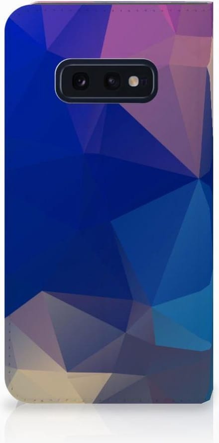 Samsung Galaxy S10e Stand Case Polygon Dark