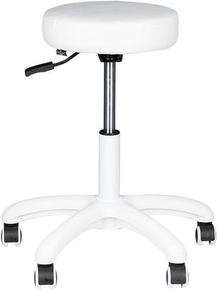 DermaSyis Cosmetische Kruk Laag - AM-303-2 - WIT