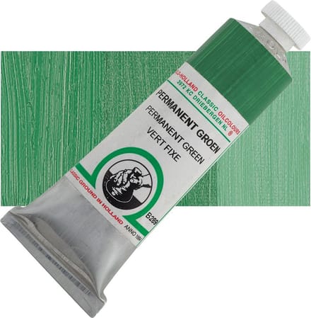 Oil paint Old Holland 40ml – 289 Permanent Green