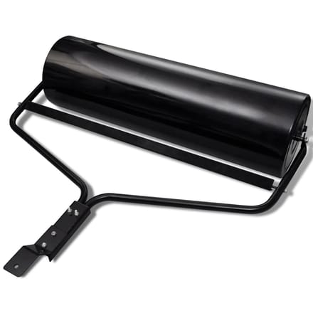 vidaXL - Gazonroller - 68 - L - zwart
