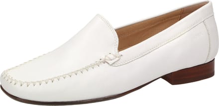 Sioux - CAMPINA - Instappers - Kleur: Wit/beige - Maat: 42