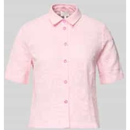 regular fit blouse met stitchings