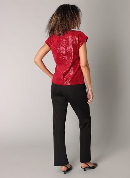 ES&SY Alycia Tops - Red - maat 40