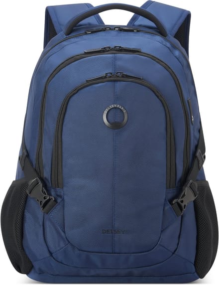 Delsey Element Backpack Navigator – 29 Liter – Laptoprugzak 15,6 inch – USB-poort – Smart-Sleeve – Blue