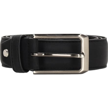 Zenino - Lederen riem - Colton - Zwart - 105cm
