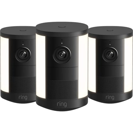 Ring Spotlight Camera 2e Generatie Batterij Zwart 3-Pack
