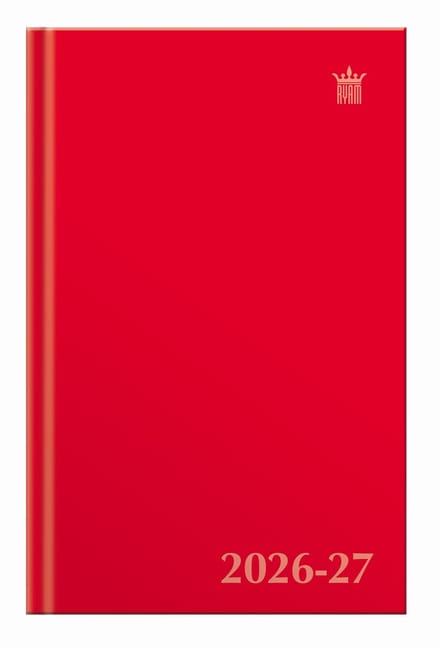 Ryam | Studie Agenda Uni | 2026/2027 | Genaaid gebonden | A5 | Rood |