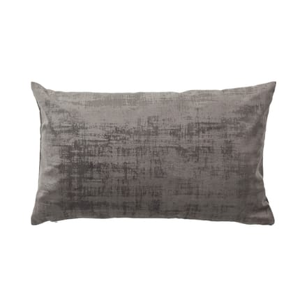 Vintage Velvet Charcoal Grijs Kussen -30 X 50