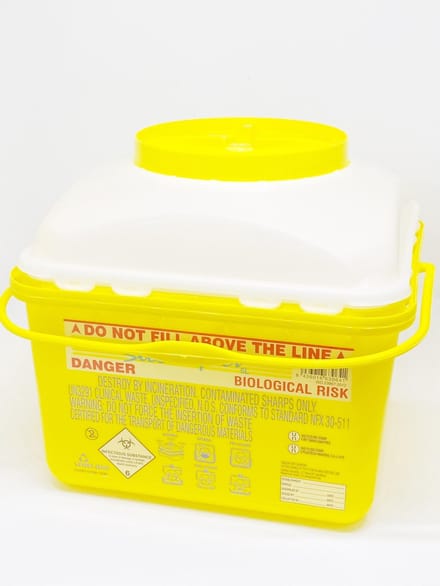 Sanypick Biocompact Naaldencontainer 5 Liter 10 stuks
