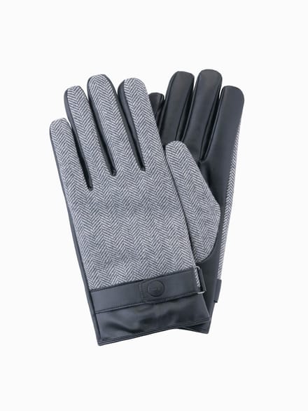 OMBRE Handschoenen - Effen Lichtgrijs Gemêleerd ONE SIZE