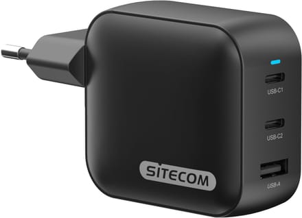 Sitecom - Wall Charger - 100W - Power delivery - Fast charging