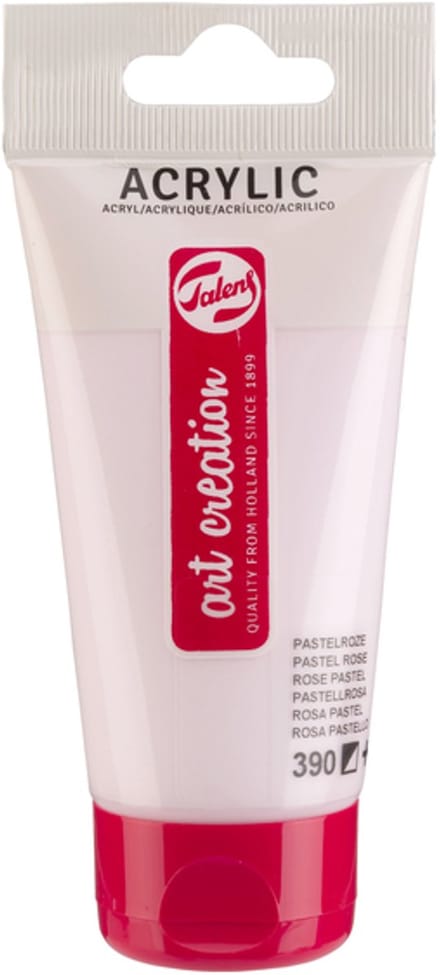 Acrylverf talens art creation 75ml 390 pastelroze | 3 stuks