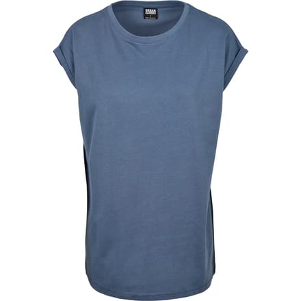 Urban Classics - Extended shoulder Dames Tshirt - 4XL - Blauw