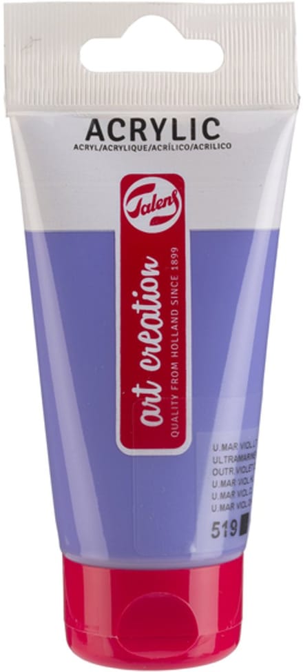 Acrylverf tac 519 ultramarijnviolet licht 75ml | 3 stuks