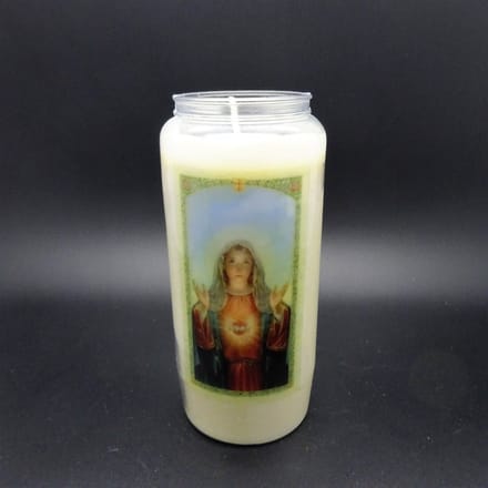 Noveenkaars Heilige Vrouw 010 - 6 dagen brander (5 stuks)