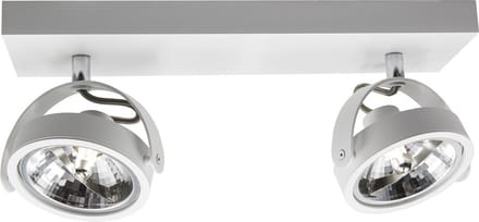 Artdelight - Spot Wajer 2 lichts L 40 cm wit