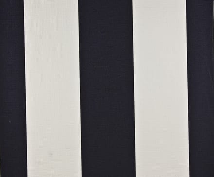 Dutch Wallcoverings Vliesbehang blokstreep - blauw/wit