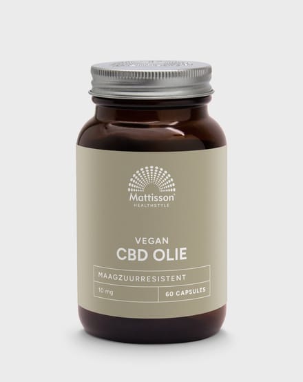 Mattisson - CBD Olie 10 mg - Cannabidiol (CBD) - In Nederland Gekweekt - Supplement - 60 Capsules