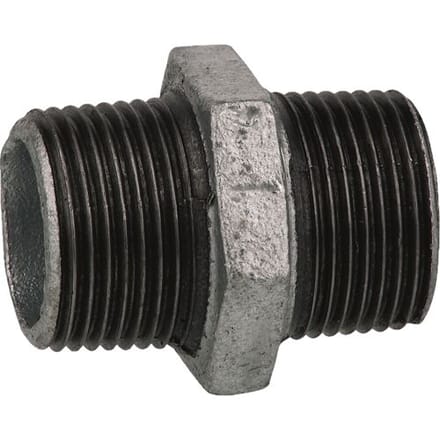 Toolstation Dubbele nippel nr.280 verzinkt 1/2"