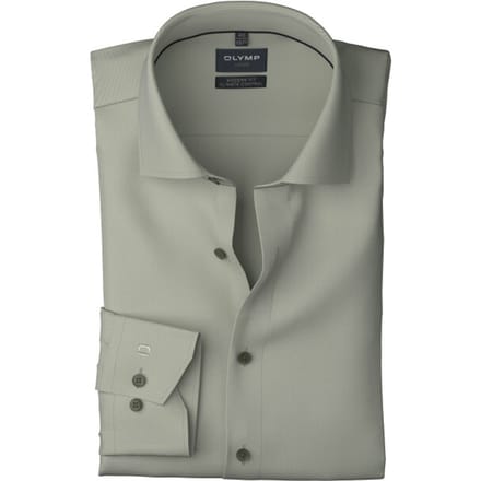 OLYMP Luxor 24/Seven Overhemd, Modern Fit, Global Kent, Mint