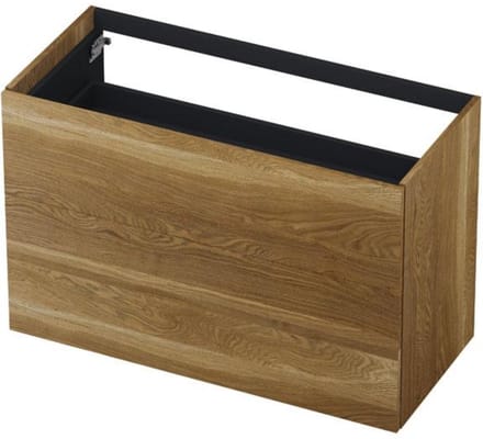 INK - Onderkast 2 Laden Push To Open 65cm Echt Hout - 1000x450x650 Mm - Massief Eiken Aqua