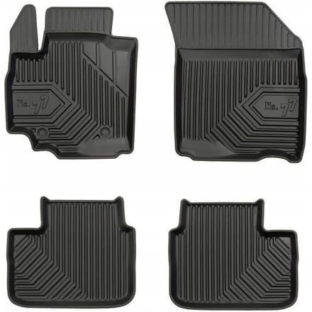Frogum No.77 - Automatten - SUZUKI SX4 I (2006-2014) - 4-delige set - TPE Rubber - Zwart