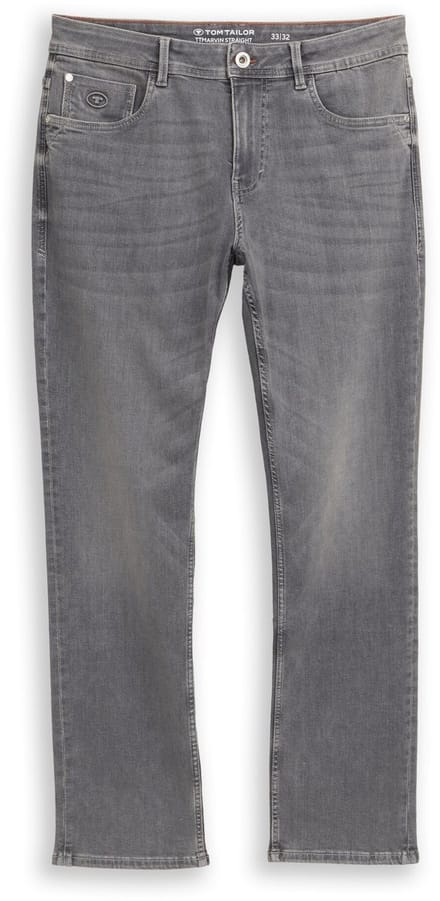 Tom Tailor - TTMARVIN STRAIGHT-jeans met superstretch - Maat 33/36 - grey denim
