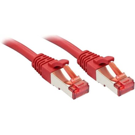 LINDY 47739 RJ45 Netwerkkabel, patchkabel CAT 6 S/FTP 15.00 m Rood Verdraaide paren 1 stuk(s)