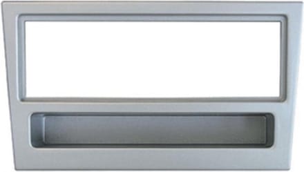 1-DIN Car Audio Installation Kit for OPEL Agila 2000-07, Astra (G) 2001-05, Combo (C) 2001-11, Corsa (C) 2000-06, (w/pocket / grey) (11-632)