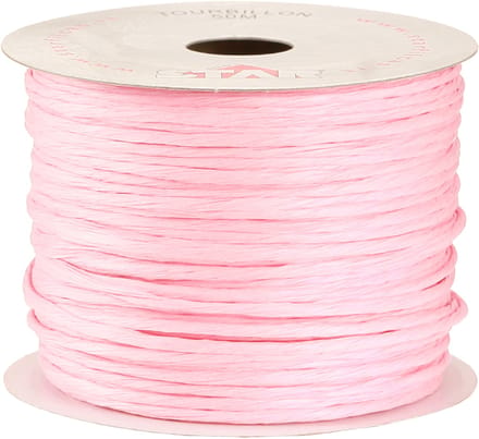 Draad gewikkeld 50m roze