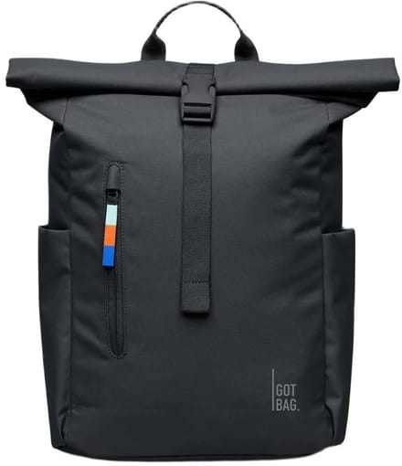 Got Bag Rolltop Easy Small Rugzak Zwart