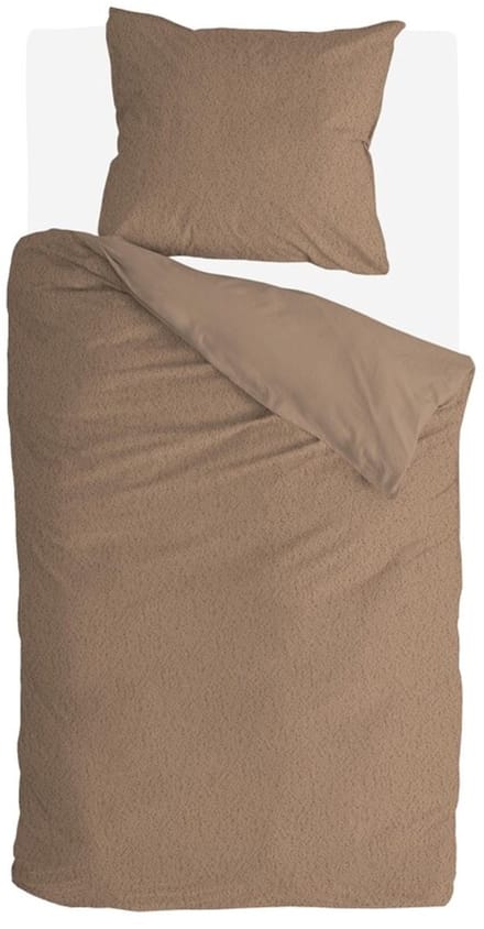 Byrklund Dekbedovertrek Soft & Fluffy - 140x220 - 100% Polyester - Taupe