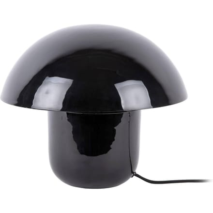 Leitmotiv Tafellamp Fat Mushroom - Zwart - 29x29x25cm - Modern