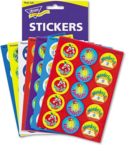 Stickers met Geur en Positieve Boodschappen 300 Stuks