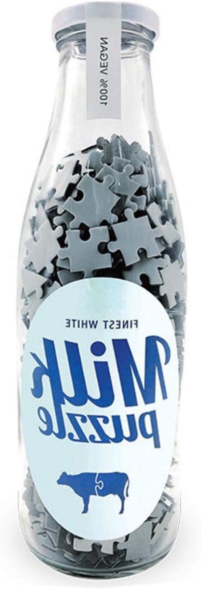 Melk Puzzel - Legpuzzel 517 - Ontspanning Thuis - In Glazen Fles - 1 Kilogram - Multicolor