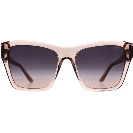 Guess GU00113 57Z glanzend beige violet gradiënt zonnebril