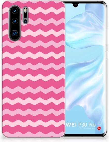 Huawei P30 Pro TPU bumper Waves Pink