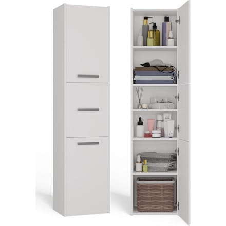 Sara S43 badkamerkolom WIT