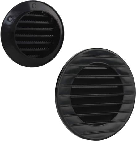 Rond Ventilatiemondstuk met Insectengaas - Keuze uit Diverse Kleuren en Maten
