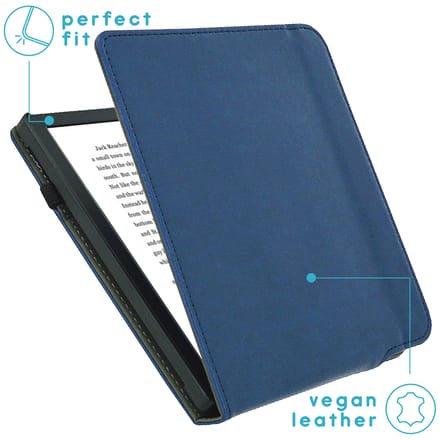 imoshion Stand Flipcase voor de Kobo Libra H2O - Donkerblauw