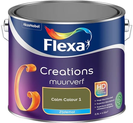 Flexa - Creations Muurverf Zijdemat - Calm Colour 1 - Mengverf - 2,5 L