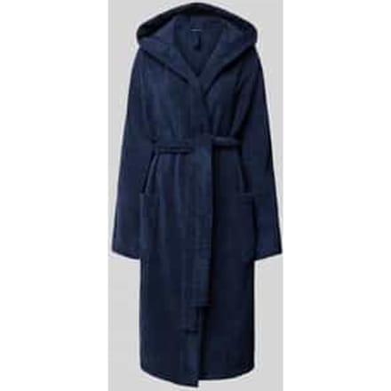 Badjas met capuchon, 120 cm navy - Essentials L