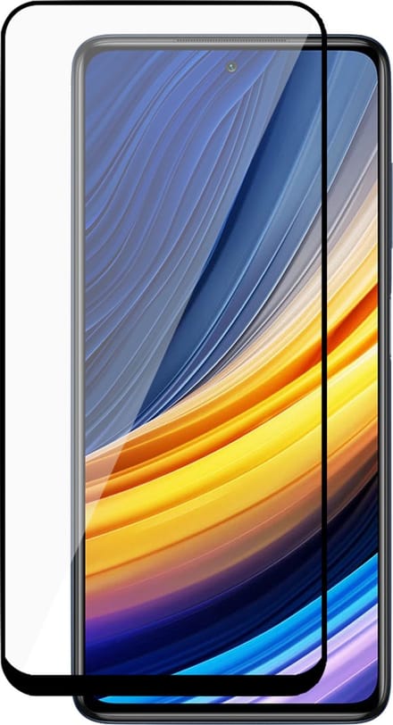Full Screenprotector Glas geschikt voor Xiaomi Poco X3 Pro - Beschermglas Screen Protector Glas