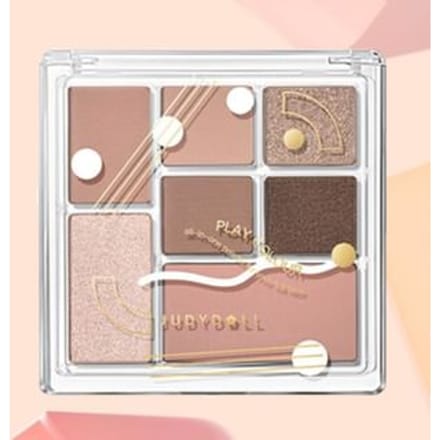 Judydoll - 7 Colors Palette - Pink Taro Grey Brown - Oogschaduwpalet